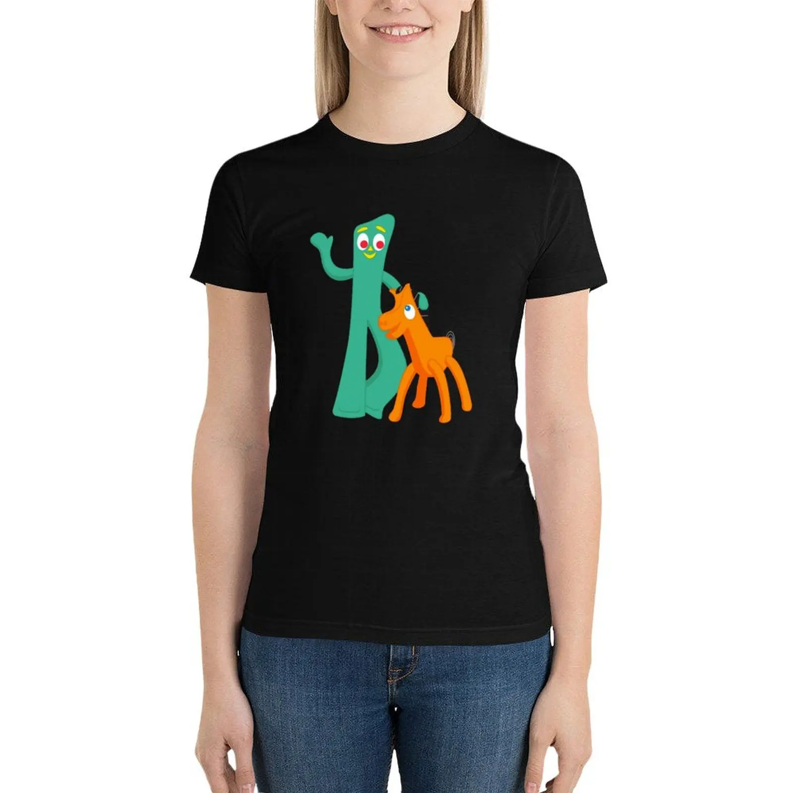 

Gumby and pokey T-Shirt shirts graphic tees anime clothes summer clothes clothes for Women