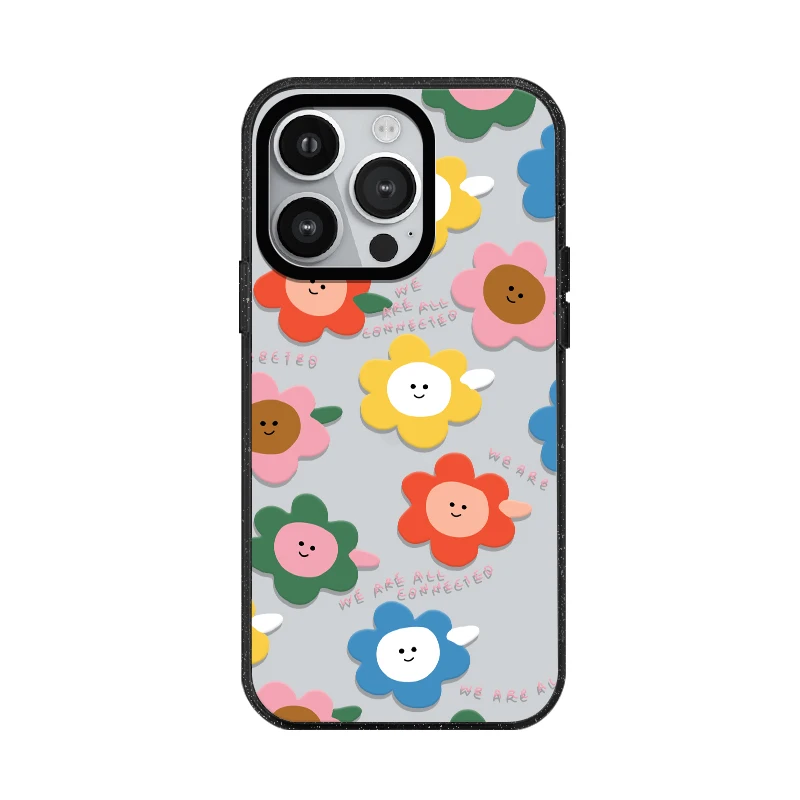 Gorgeous Florals Flowers Acrylic Phone Case With MagSafe For iPhone 16 15 14 13 12 Pro Max Plus Anti-drop Shockproof Back Cover