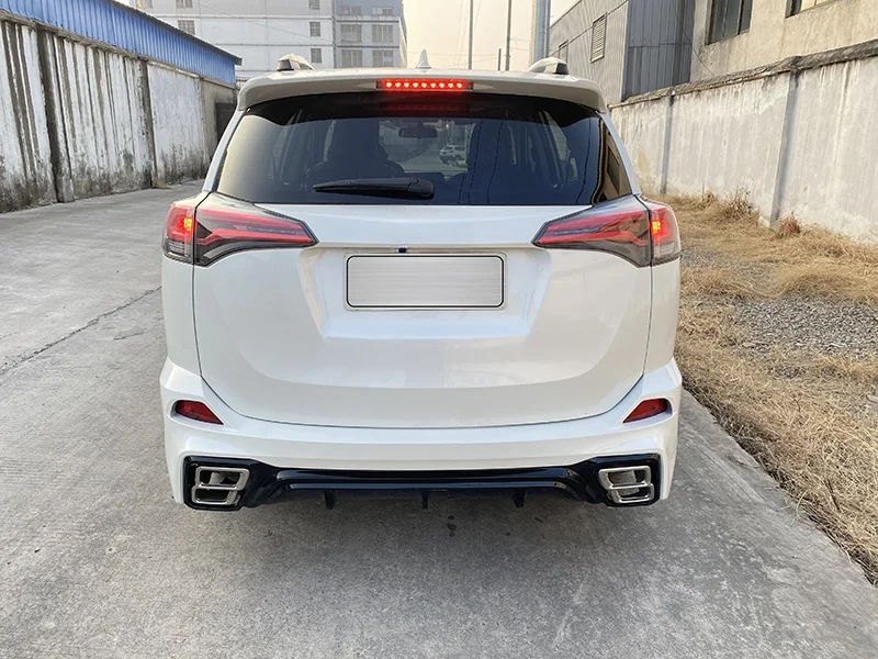 Wysokiej jakości zderzaki samochodowe, zestaw karoserii pasujący do RAV4 2016 2017 2018 2019