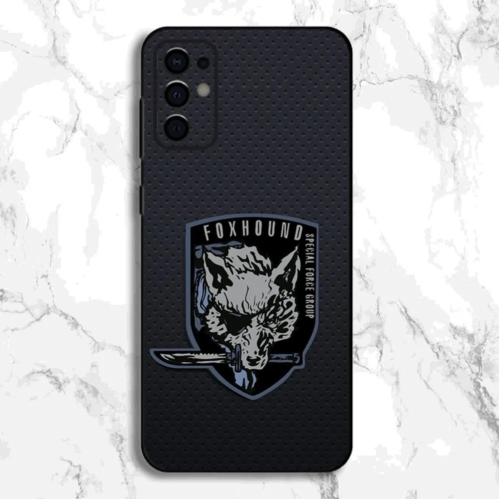 M-Metal Gear S-Solid Game Phone Case For Samsung S24,S21,S22,S23,S30,Ultra,S20,Plus,Fe,Lite,Note,10,9,5G Black Soft Cover