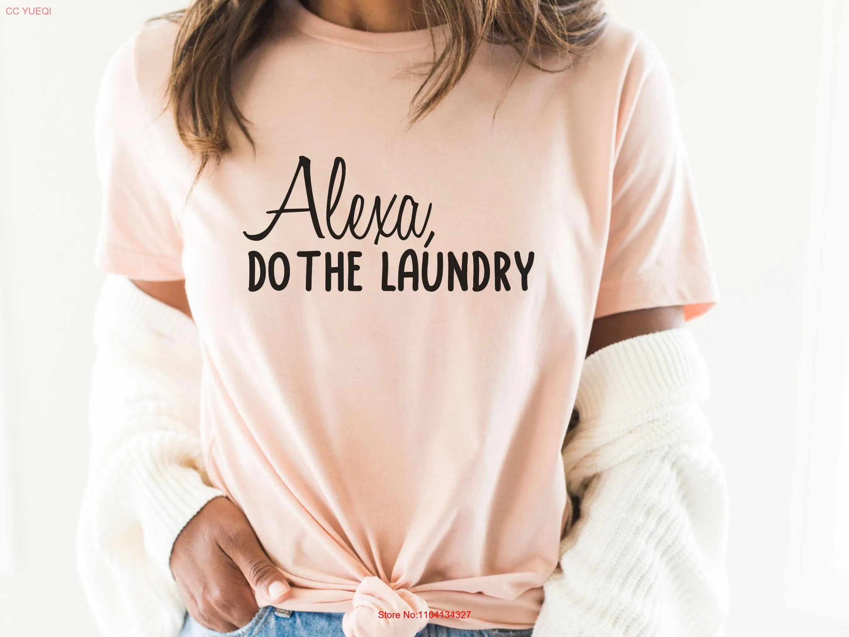 

Забавная футболка Alexa Do The Laundry, глупая для домашних заданий и любителей домашних дел, прокрастинторов или болельщиков с длинными или короткими рукавами