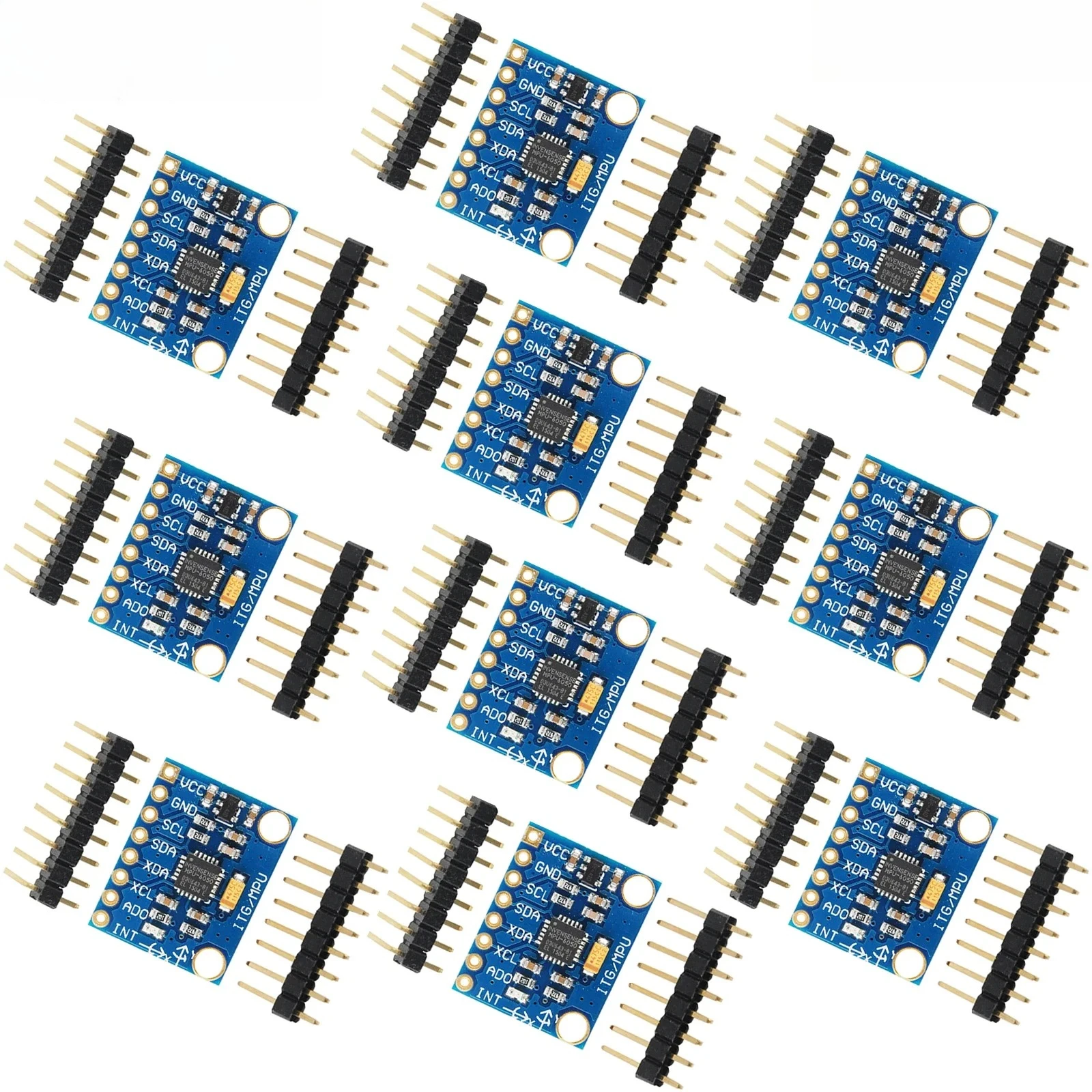 1/2/5/10Pcs GY 521 MPU-6050 3 Axis Analog Gyroscope Sensors Module MPU6050 3 Axis Accelerometer Board for Arduino DIY