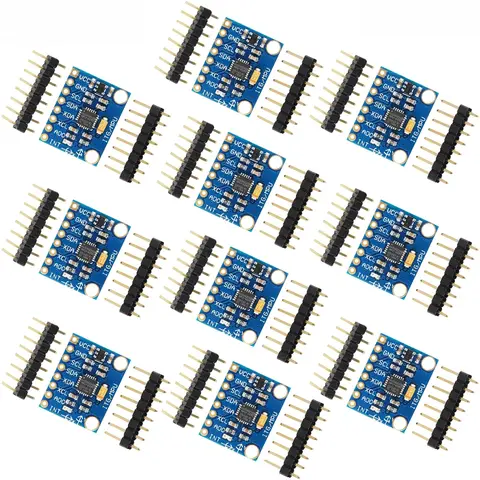 1/2/5/10Pcs GY 521 MPU-6050 3 Axis Analog Gyroscope Sensors Module MPU6050 3 Axis Accelerometer Board for Arduino DIY