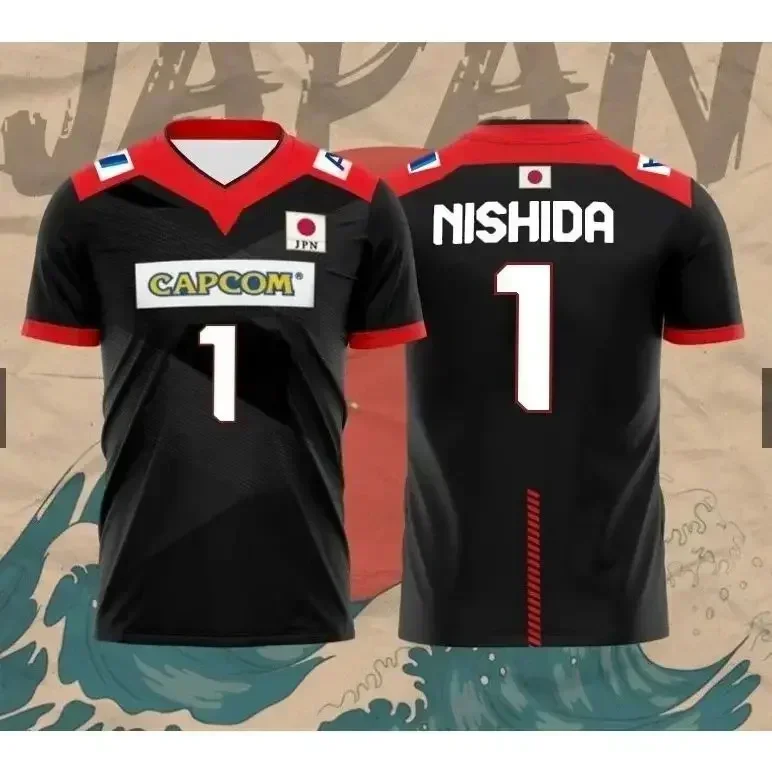Neues Modell Japan Volleyball-Trikot für Herren und Damen, R.Takahashi Nr. 21 Ishikawa Nr. 1, sportliches, lässiges, schnell trocknendes, lockeres T-Shirt – Detail 11