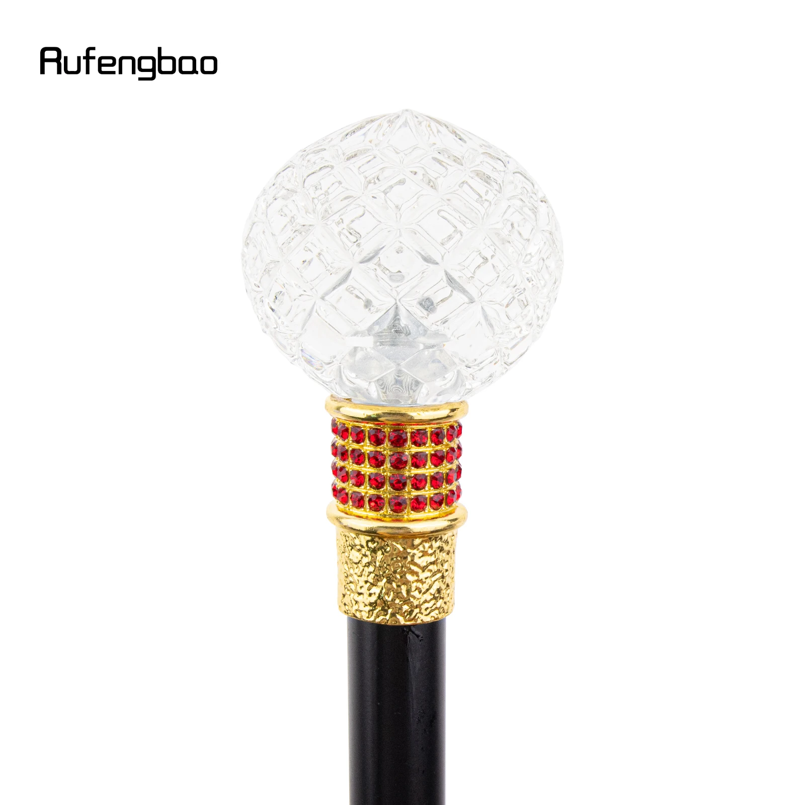 الكرة الشفافة الزجاج الذهبي الأحمر سبيكة الجنية الصولجانات للفتيات الأميرة عصا للمشي العصا تأثيري حفل زفاف عيد ميلاد 90 سنتيمتر