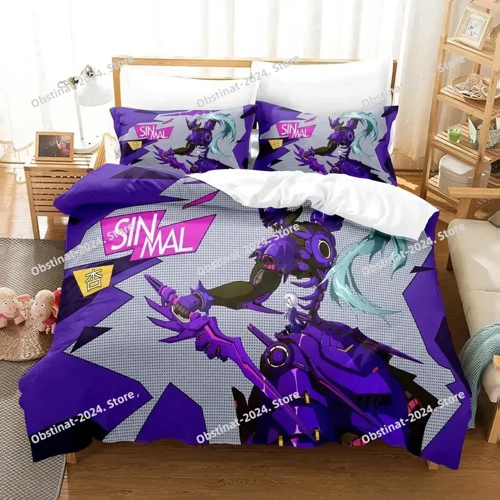 

New Anime Honkai Impact 3rd Bedding Set Printed Bed Set With Pillowcase Bed Duvet Cover Soft Single Double Queen Super King Size