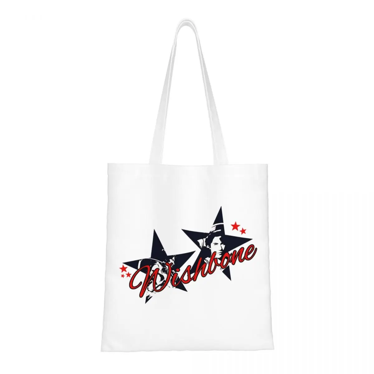 

Wishbone Conan Gray Music Tote Bags Women Handbag Canvas Student Shoulder Bag Printed Shopping Bag