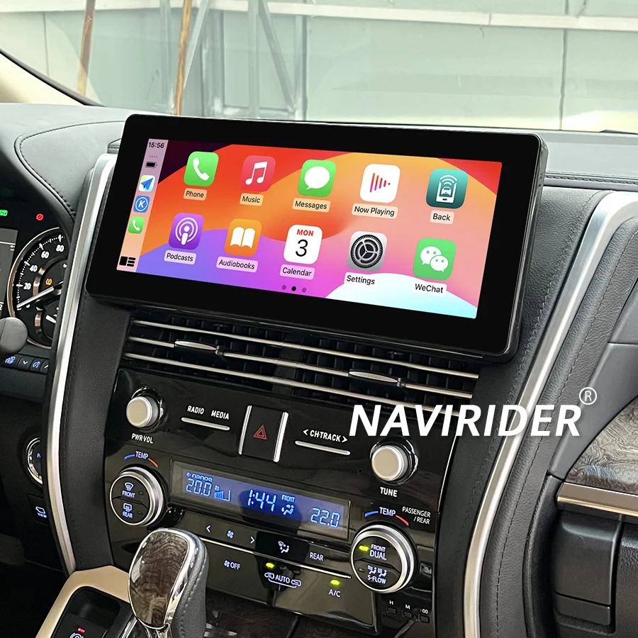 12.3inch For Toyota Alphard 30 Series 2015-2023 Screen Android Auto Carplay Car Multimedia Video Player GPS Radio Stereo