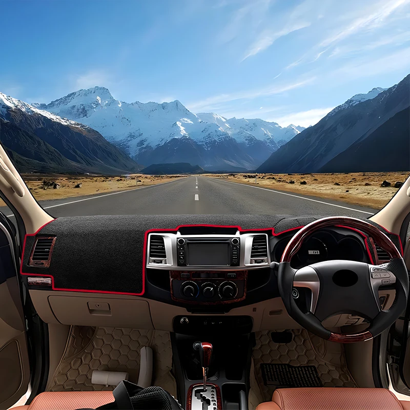 For Toyota Hilux SW4 Fortuner AN50 2005 2006 2007 2008 2009 2010 2011 2012 2013 2014 Car Dashboard Sun Shade Cover Accessories