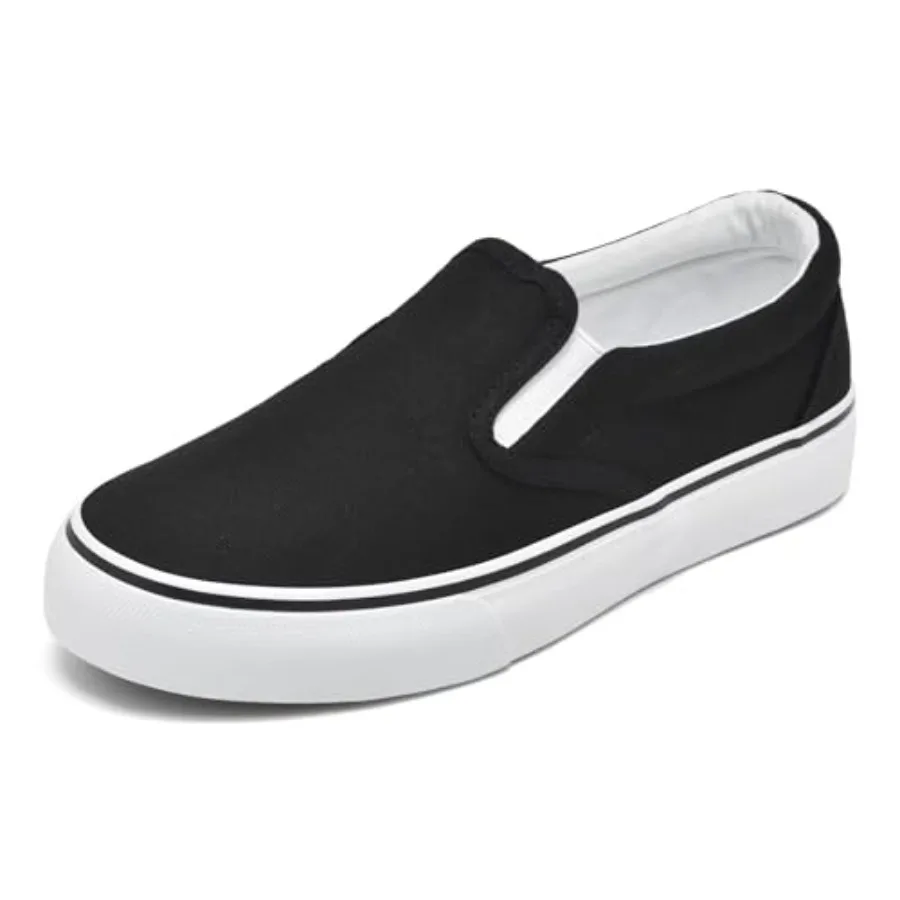 

Low Top Slip on Casual Canvas Shoes for Women, Comfortable Lightweight Classic Fashion Sneakers Popular 2026, Zapatillas Casual