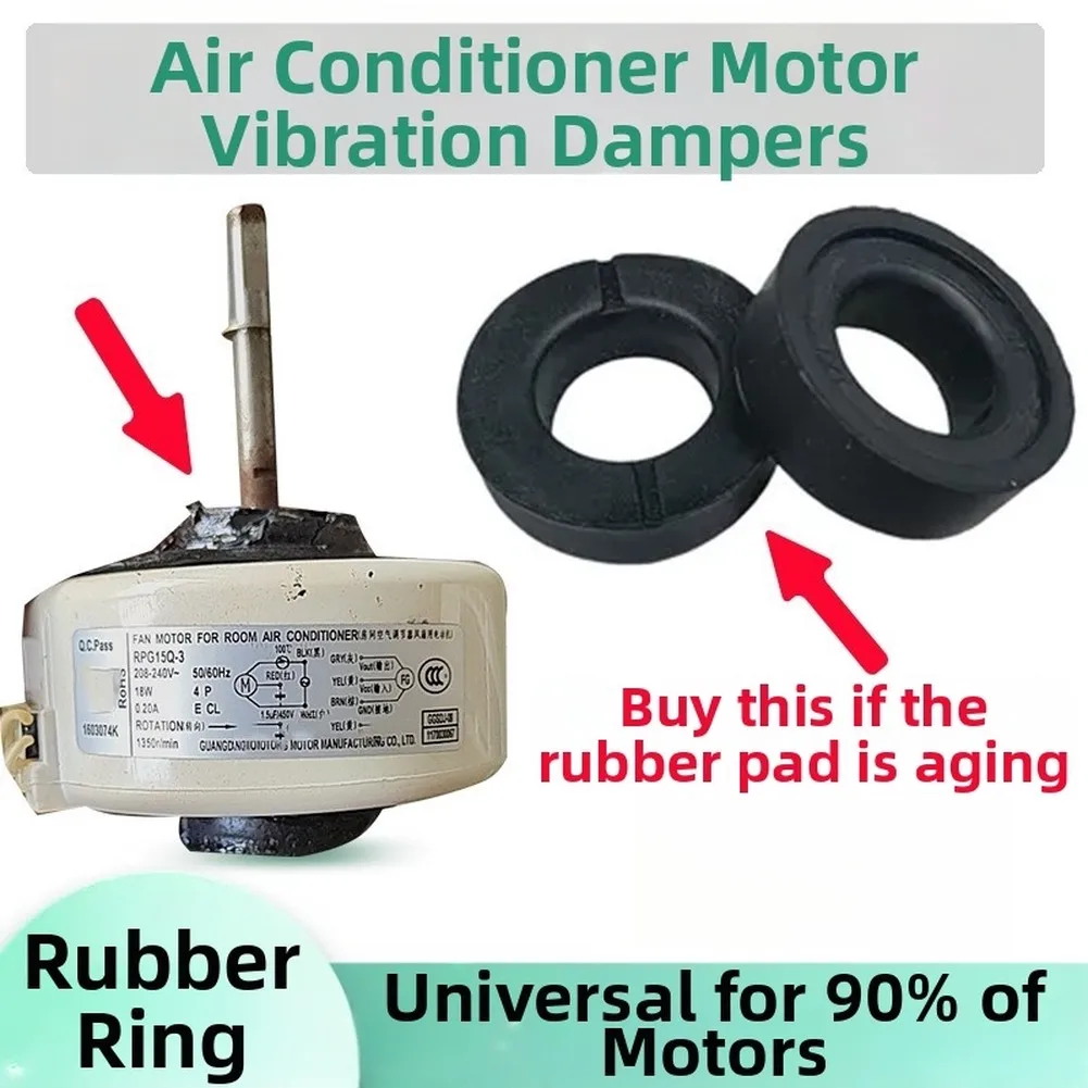 2PCS For Air Conditioner Indoor Unit Motor Mounting Pad with Shock Absorbing Rubber for Noise and Vibration Control