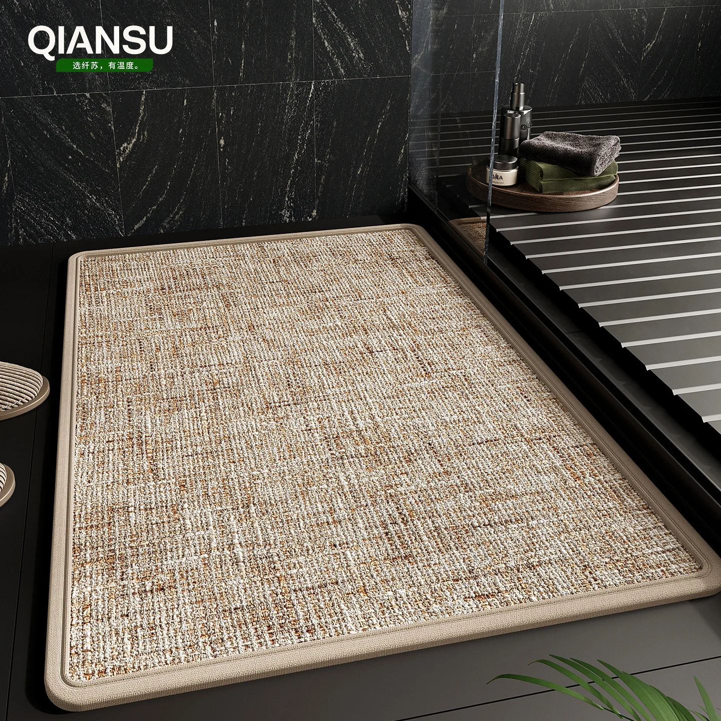 

Non Slip Waterproof Entrance Floor Mat Wear Resistant Dustproof Door Mat For Home Kitchen Household Use