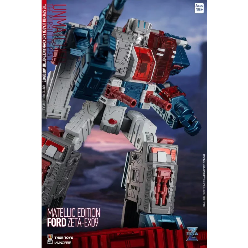 【IN VOORRAAD 2.0 VER】 Transformatie ZETA TOYS EX-09 EX09 EX09U EX-09U Fortress Maximus MATELLIC EDITION 23 cm actiefiguur