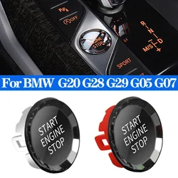 Crystal Style Car Start Stop Engine Switch Button Cover Buttons Trim For BMW G20 G28 G29 G05 G07 3 Series X5 X7 Z4  2018-2023
