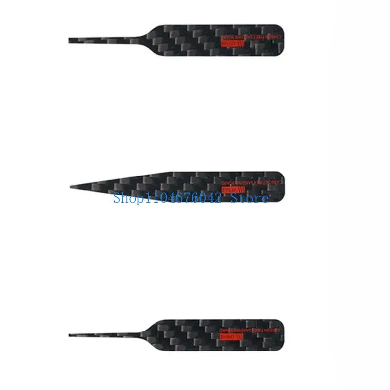652F Carbon Fiber Sanding Board Plate Comfortable Grip for Detailed Finishing in Automotive Surfaces Treatments and Crafting