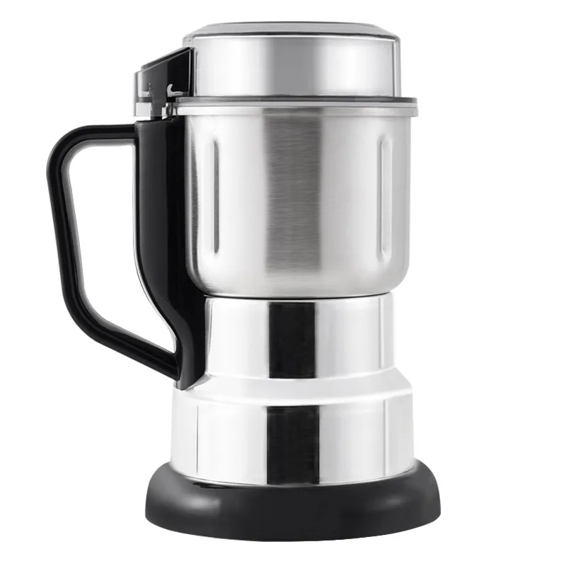 500ml 전기 그라인더:곡물/허브/향신료용 초미세 분말 |   스테인레스 스틸 다목적 밀 |   컴팩트하고 빠르고 쉽게 청소할 수 있음