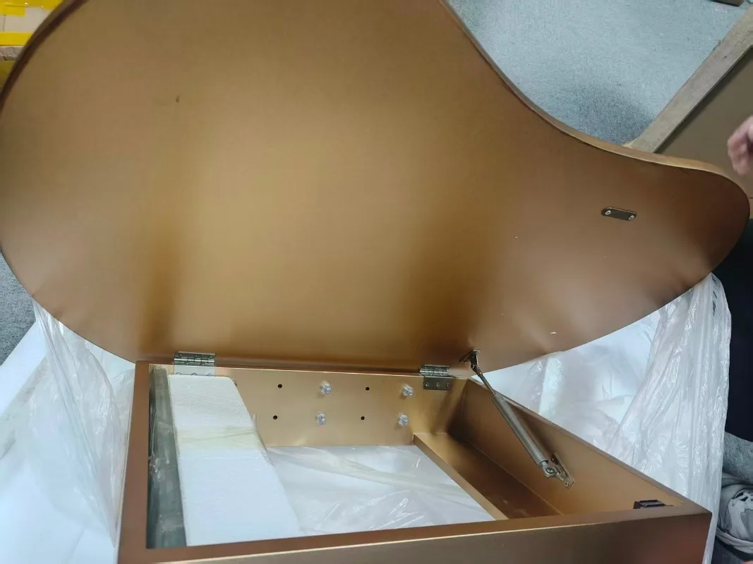 الشمال غير النظامية خزائن الحمام الإقامة المنزلية مدخل مرآة الزخرفية الحمام خلع الملابس مرآة خزانة أثاث الحمام #6