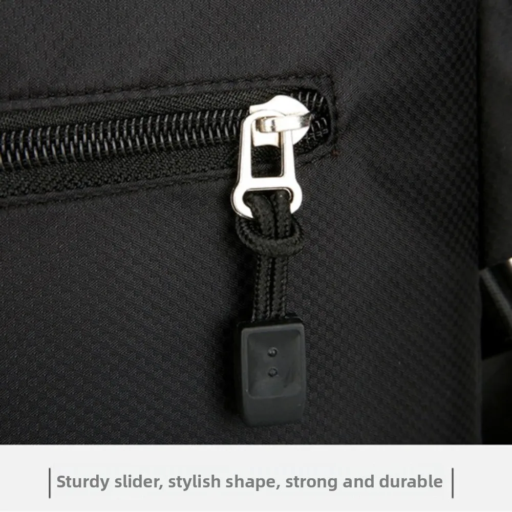 مقاوم للماء الرجال حقيبة كروسبودي سعة كبيرة الهاتف الحقيبة طالب حقيبة كتف أسود أكسفورد القماش حقيبة ساعي الدراجات