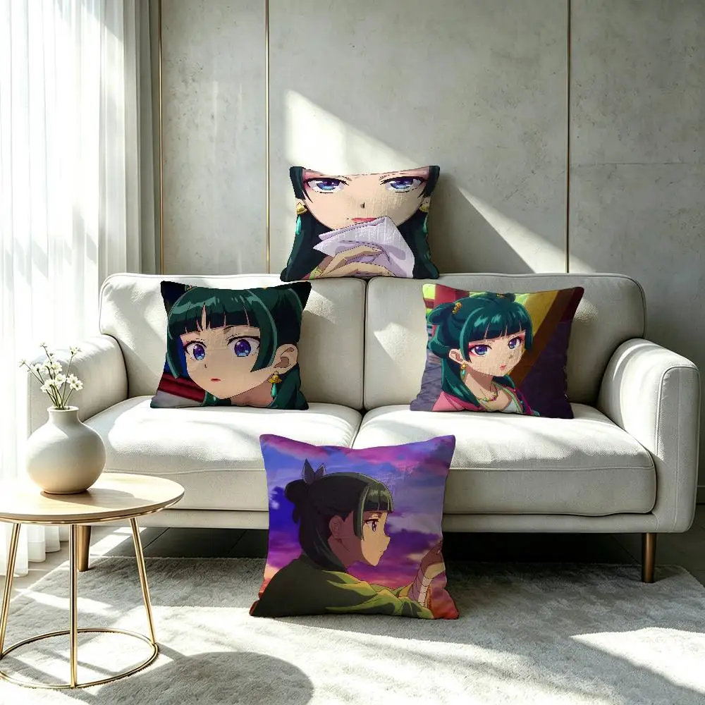 Anime Apothecary Diaries Maomao Pillow cover gift High definition digital printing,Surprise vivid pattern Household.