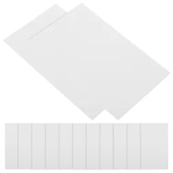 Bloc-notes blanc blanc pour bureau, cartes flash d'apprentissage, 900x540x10cm, 200 pièces