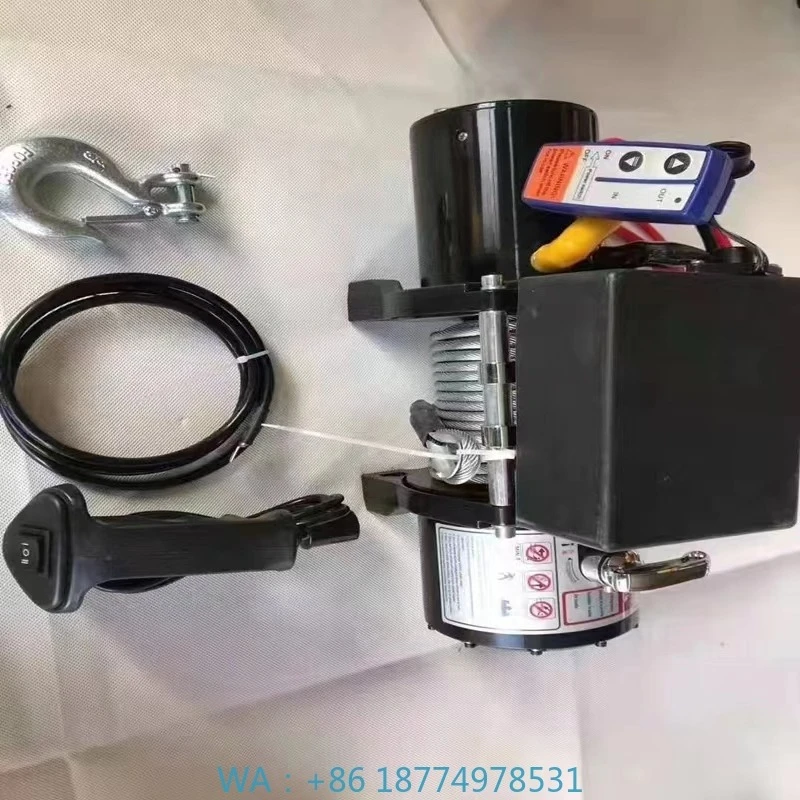

Кабельная лебедка 5000 фунтов с дистанционным управлением DC 12 В 24 В электрическая мини