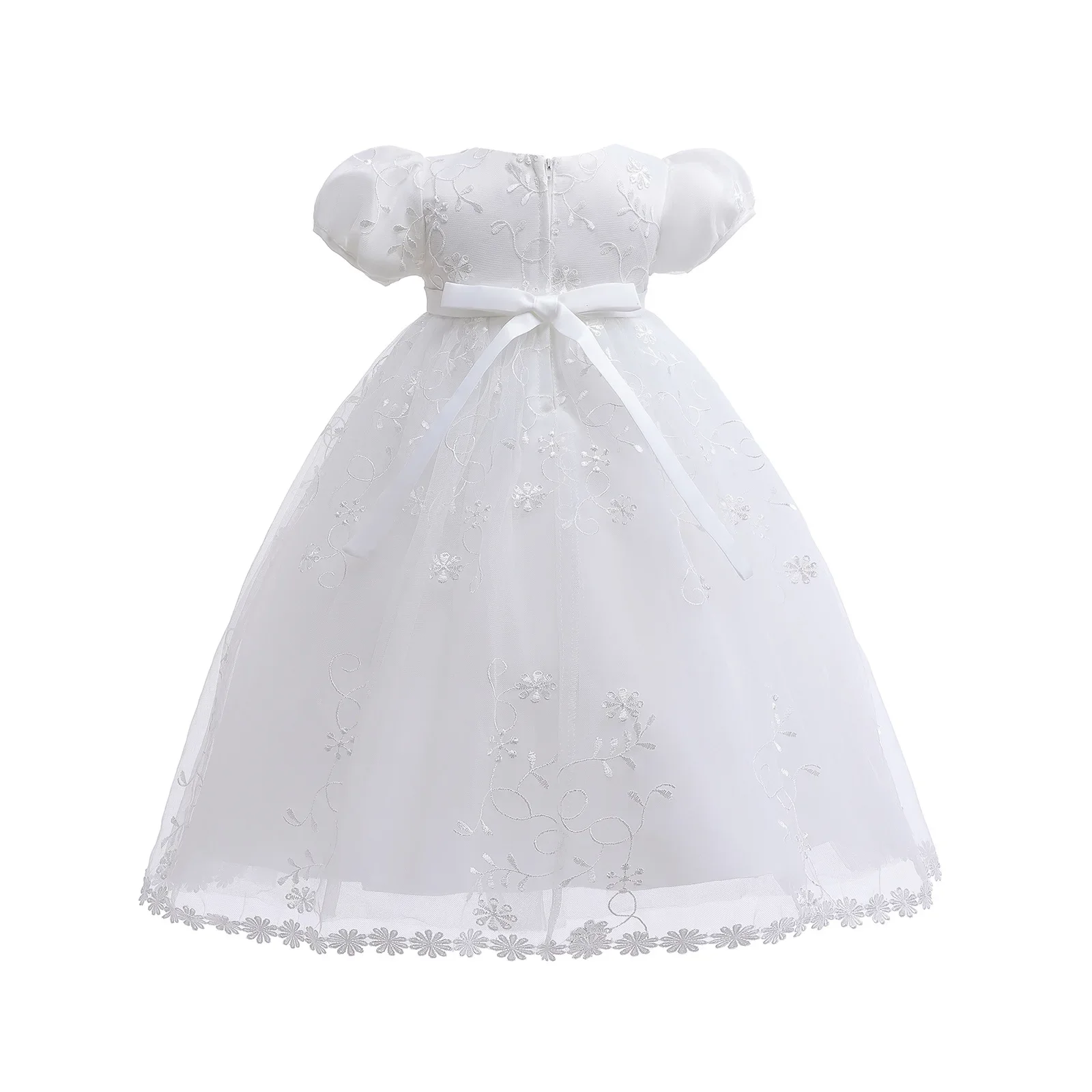

Baby Girl Baptism Dresses White Lace Infant First Birthday Wedding Party Dress Bebes Newborn Christening Ball Gown 0 to 24 Years