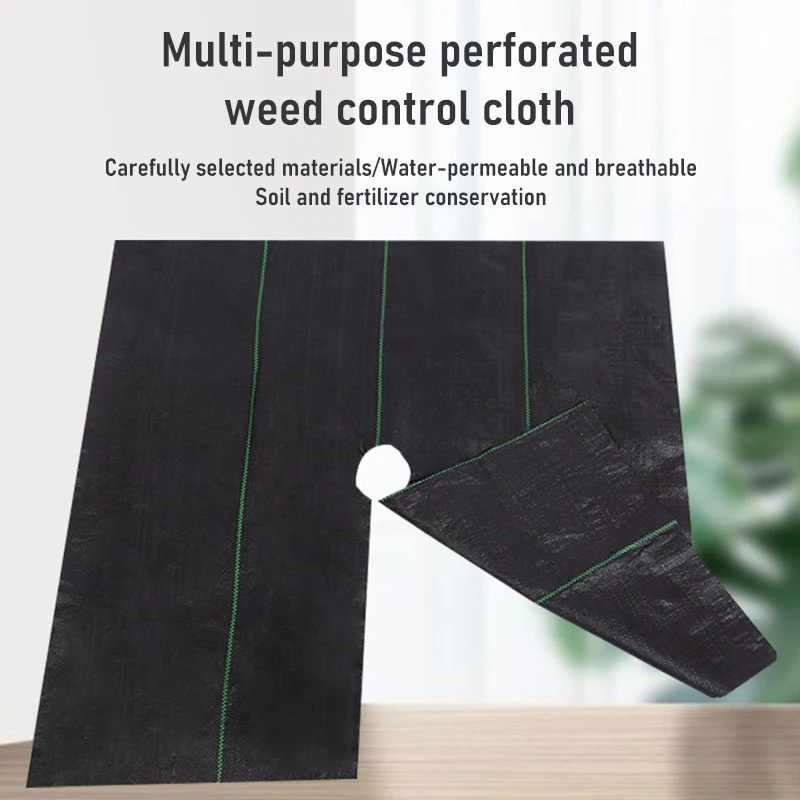 Perforated Weed Cloth Multiple Specifications Agricultural Weed Control Cloth for Orchards Flowers Gardening and Greenhouses Etc