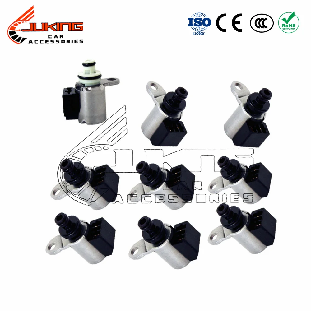 9 peças - Solenoide de Transmissão de Marca RE7R01A JR710E JR711 CVT para Nissan Pathfinder/Titan/Infiniti EX37/FX50/G37/370Z