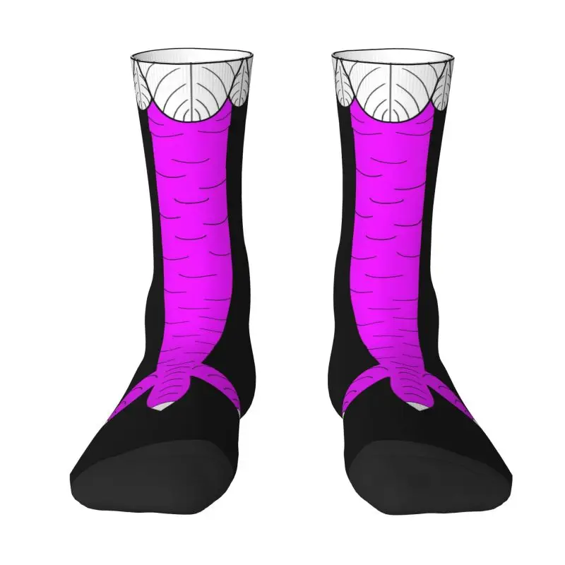 

Забавные куриные ножки, платье, носки для мужчин и женщин, теплые модные новые носки для экипажа