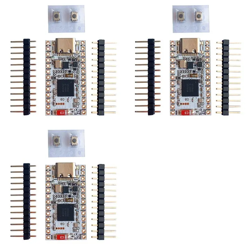 

3X NRF52840 ICM45686+QMC6309 Module Compatible For Supermini/Pro Micro, Made For Slimevr Trackers And Keyboards