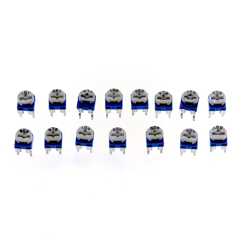 20pcs RM065 200 470 1K 3.3K 4.7K 10K 20K 30K 47K 100K 200K 300K 500K 1M Ohm Trimpot Trimmer Potentiometer Variable Resistor