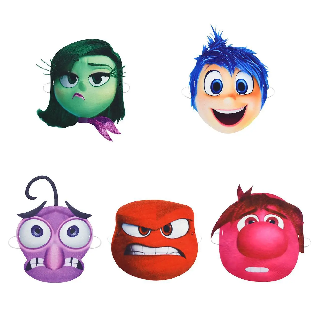 Anime Movie Inside Out Animation Peripheral Kids Cosplay Mask Kawaii Joy Sadness Custom Swim Cap Toddler Party Costume Bag Gifts