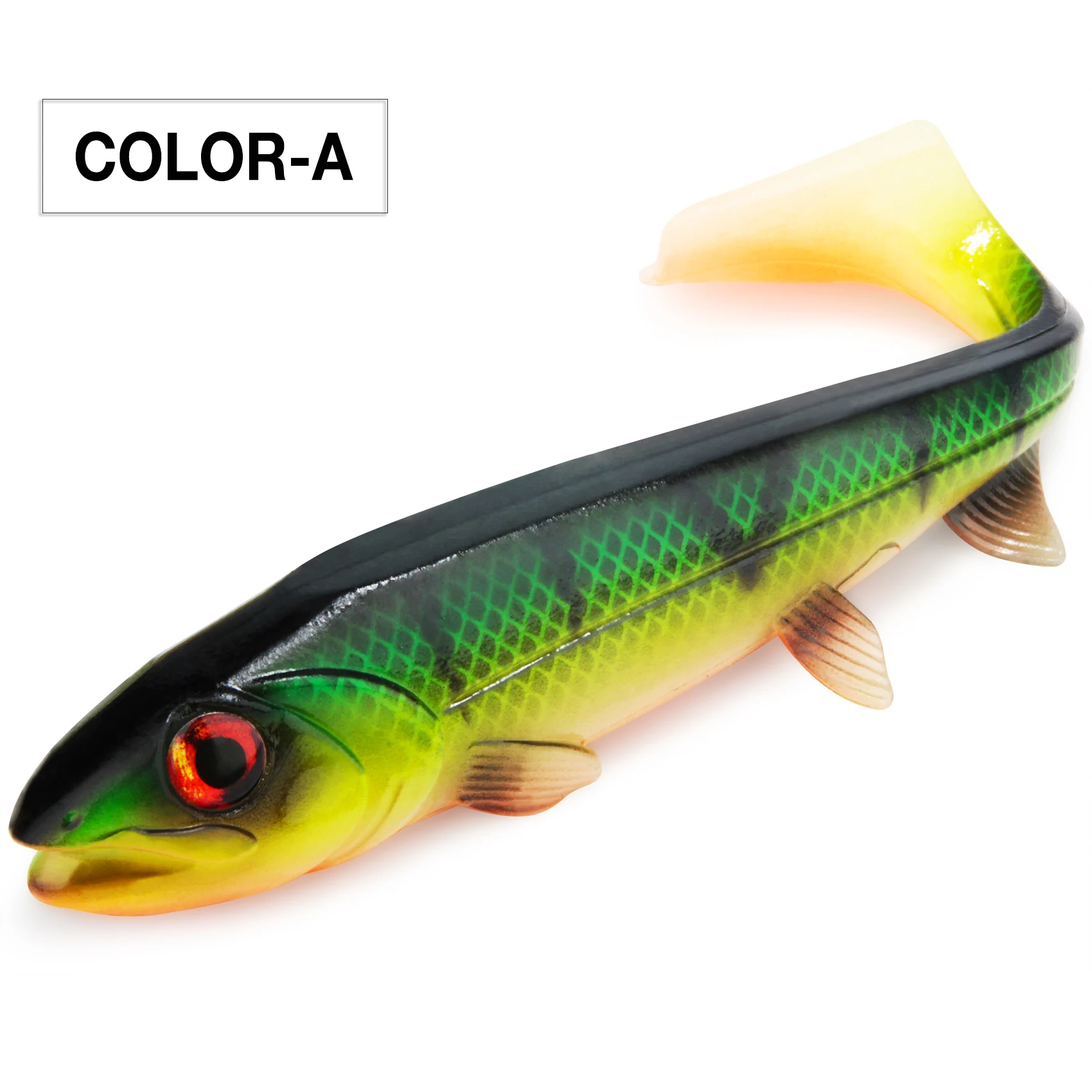 Spinpoler Bombshad Square Tail Swimbait Shad Hechtköder 14 cm 18 cm Druck Silikon künstlich für Big Catch Meeresangeln Wobbler