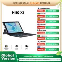 CHUWI  Hi10 X1 Tablets 10.1 Inch FHD Screen Intel Quad Core N100 Processor 8GB RAM 256GB ROM Windows Tablets 2 In 1 Tablet PC