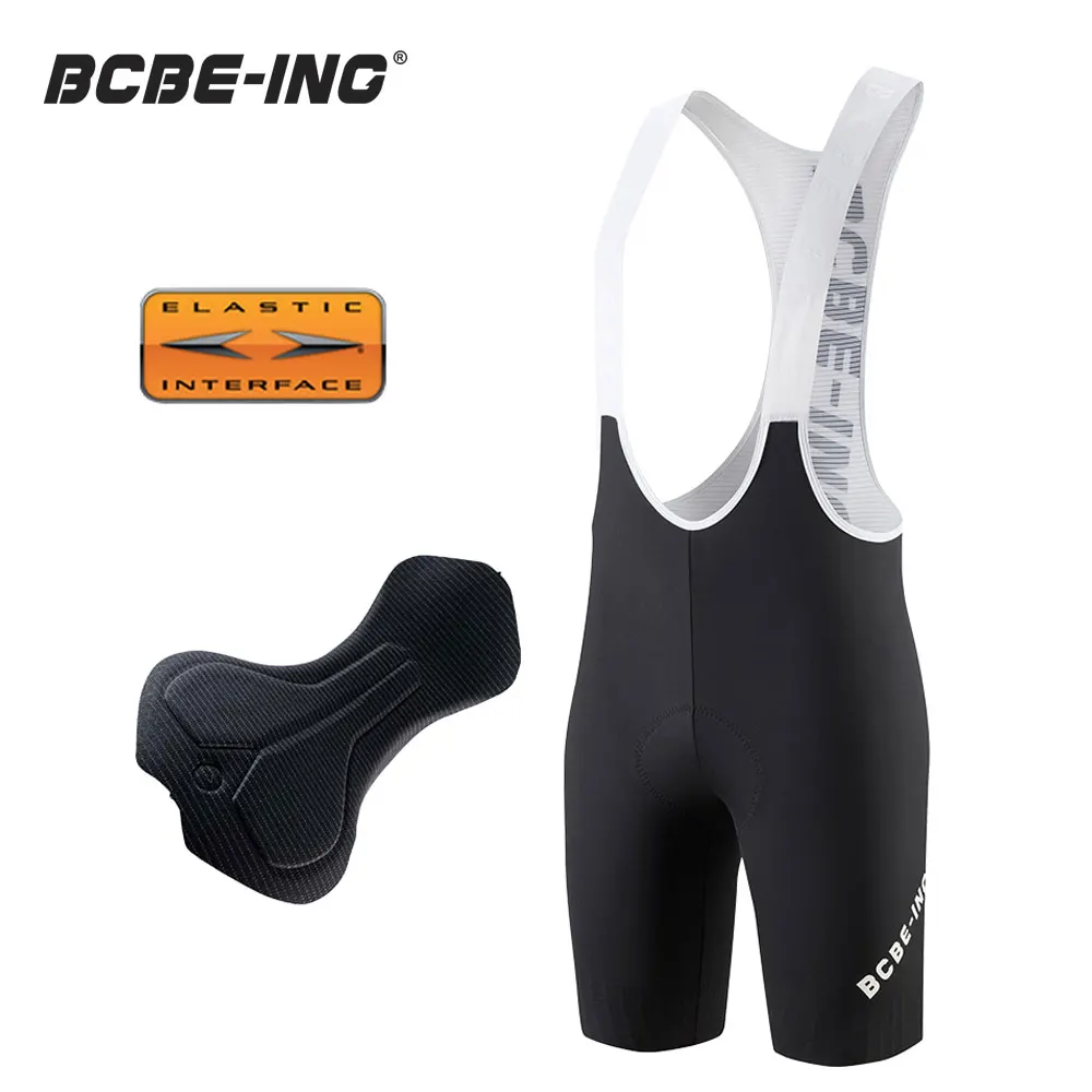 

BCBE-ING Men Cycling Bib Shorts Pro Italy Interface Padding 5 Hours Riding Summer Road Bike Bibs Pants MTB Bicycle Shorts Tights