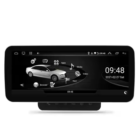 Android 14 Car Screen Player For Audi Q7 4L 2005-2015 GPS Navi Multimedia Stereo 8+128GB RAM 5G WIFI Carplay Qualcomm 8 Core