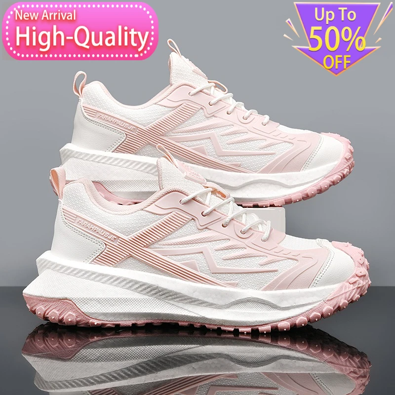 

New Summer Professional Mens and Womens Sports Shoes Marathon Rebound Running Shoes Daily Breathable Support Walking Shoes