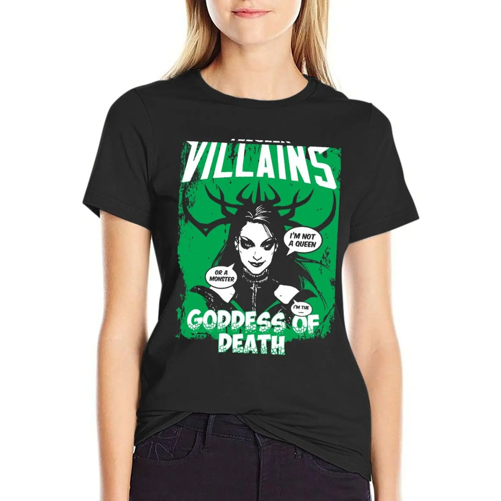 Teegeek Schurk: Hela T-Shirt Anime Kleding Vrouwelijke Shirts Grafisch T-Shirts Vrouw T-Shirts