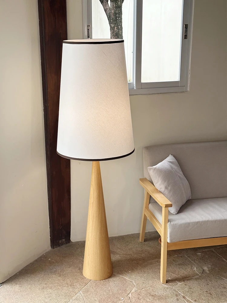 

Italian mushroom lamp antique log color living room bedroom floor lamp designer model room B & B creative standing lamp