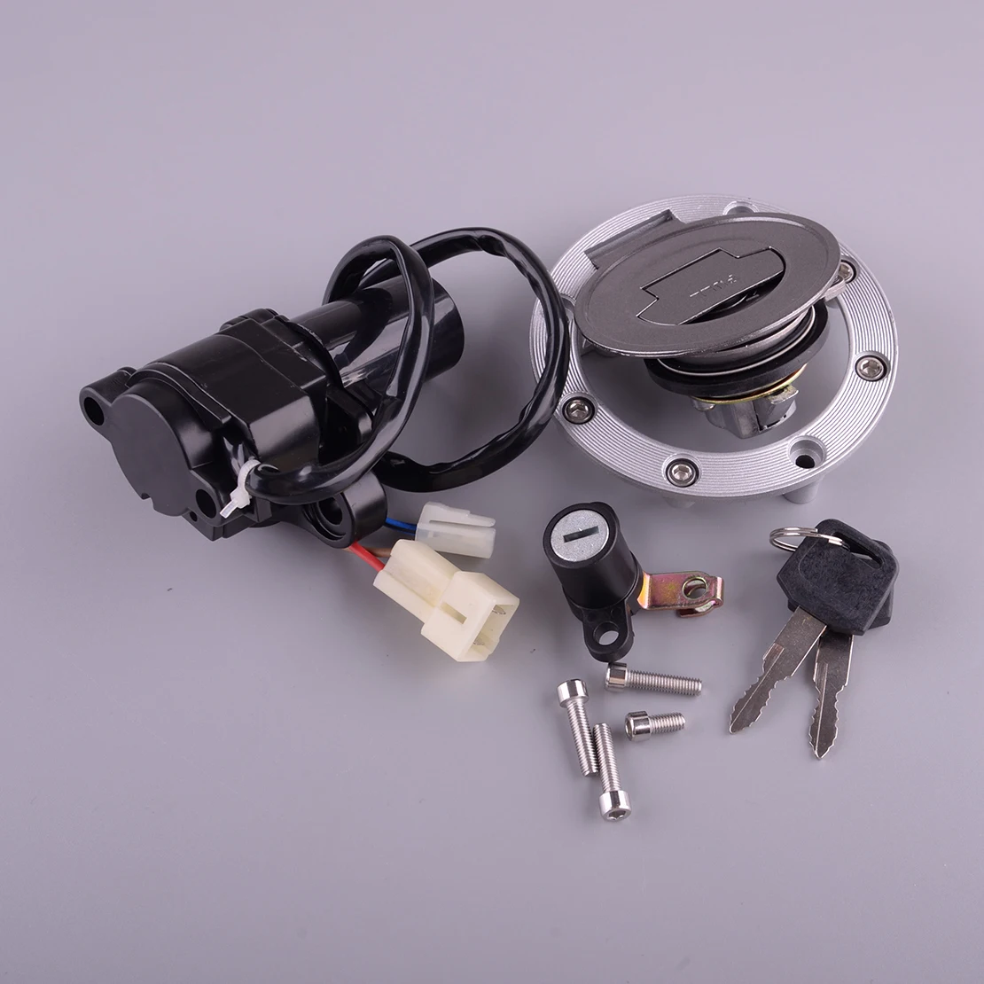 

Motorcycle Ignition Switch Seat Gas Cap Lock Key Fit for Yamaha FZ07 FJ09 FZ09 FJ1300 FZ1 FZ6 FZ8 FZ10 MT03 MT07 MT09 XJ6 YZFR6
