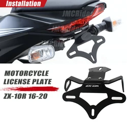LED Lamp License Plate Frame Holder Bracket Tail Tidy Fender Eliminator For KAWASAKI Ninja ZX10R ZX10RR 2016 2017 2018 2019 2020