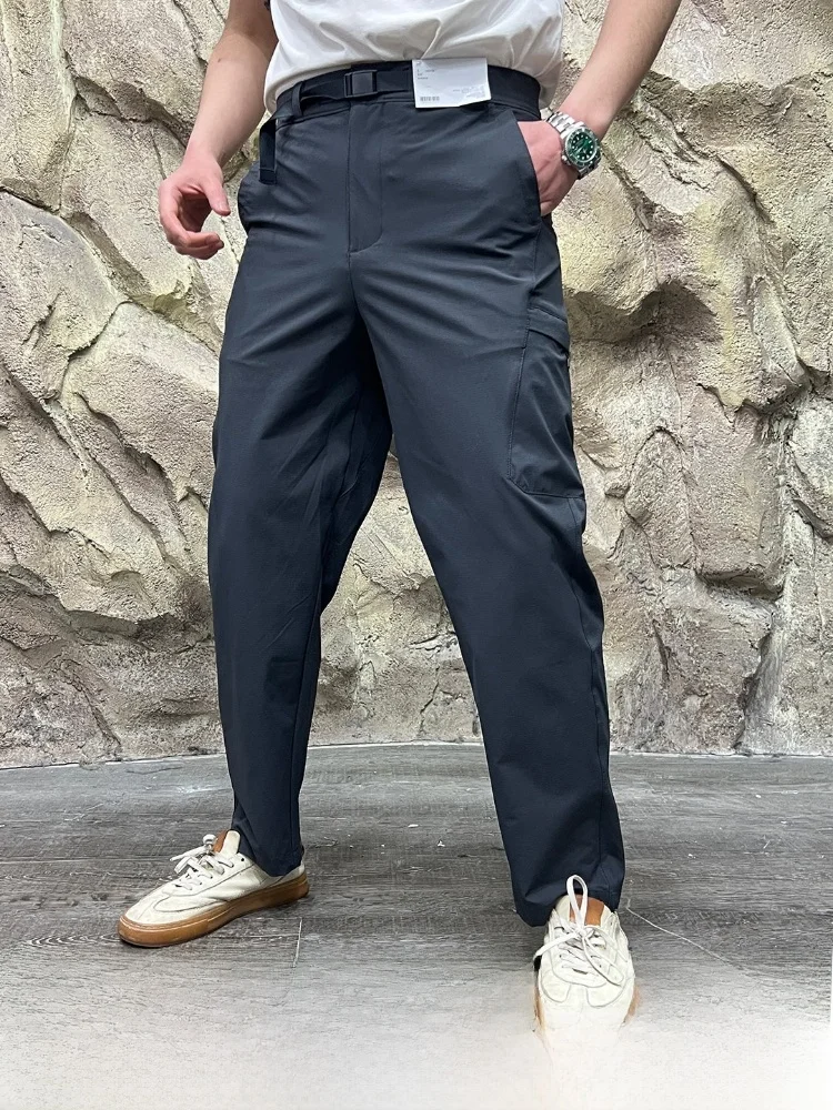 

Lightweight Waterproof Men's Casual Pants Breathable Outdoor Workwear Qui Dry Spring Summer Straight Leg Straight Tube
