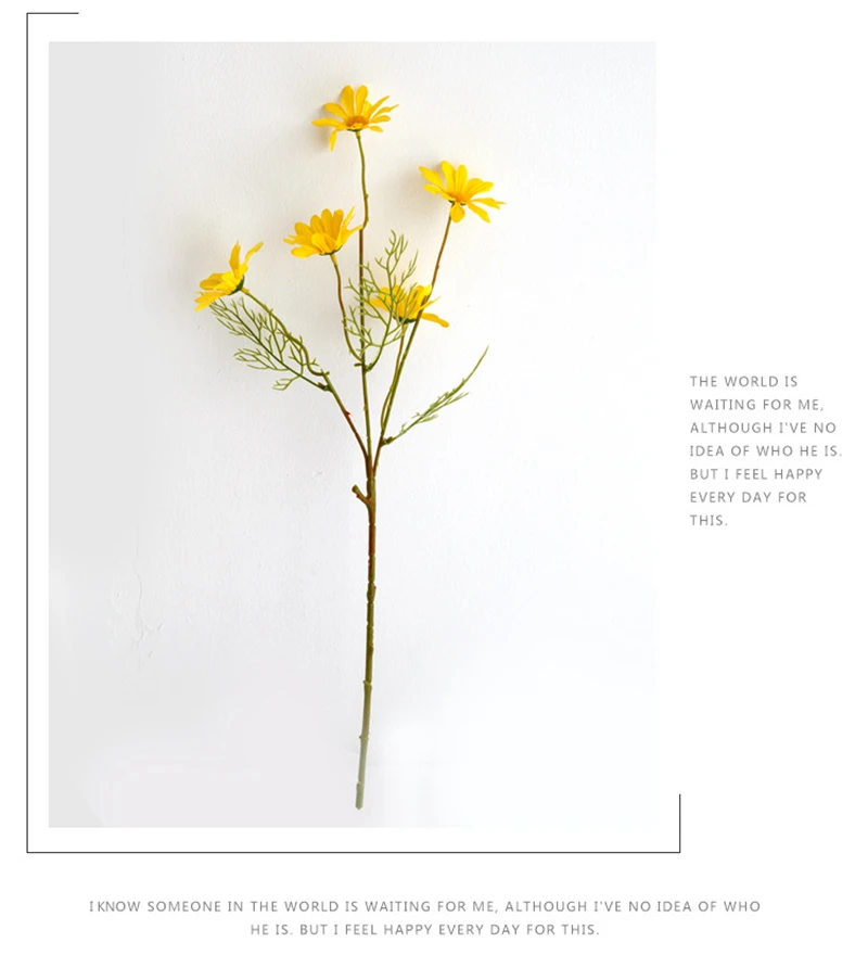 20 Stück Künstliche Blumen Holländische Chrysantheme Bouquet Heim Zimmer Tisch Hochzeit Outdoor Garten Deko DIY Geschenke Kunstpflanzen Zubehör – Detail 5