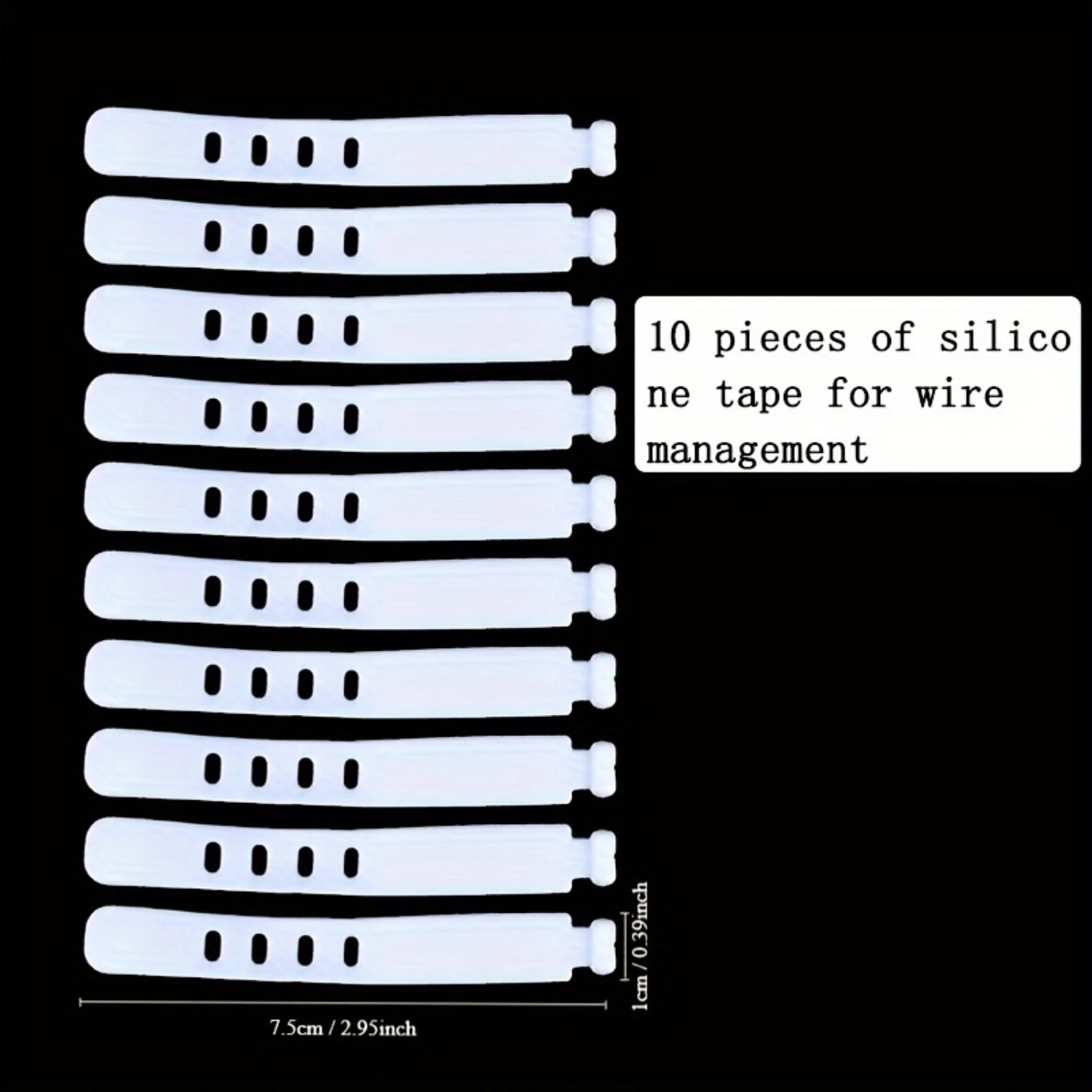 1pc Waterproof Plastic Data Cable  Box with Clear Divider and Silicone Tape for Wire Management - Keep Cords Organized and -Free