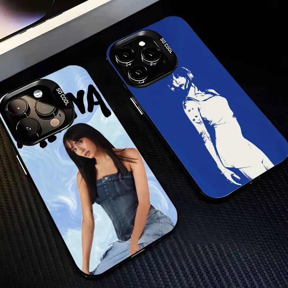 

Vas a Quedarte-A-Aitana Phone Case For iPhone17,16,15,14,13,12,11,Pro,MAX Gray Matte Silicone Black Cover