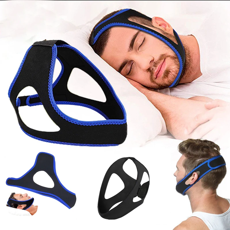 1pc Anti-snoring Chin Strap Effective Chin Strap Users Adjustable Chin Strap Suitable For Snoring Anti-snoring Device