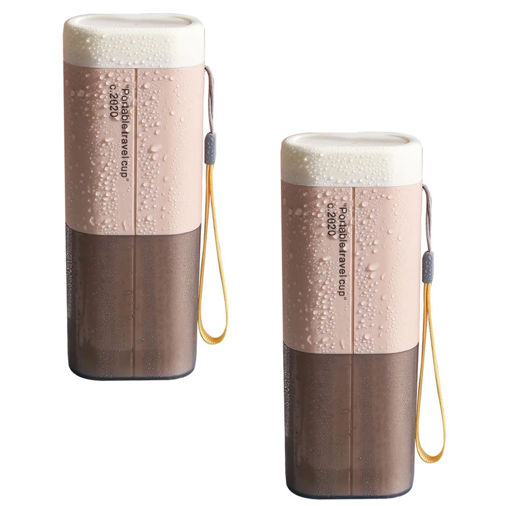 2 قطعة حالات فرشاة الأسنان المحمولة التصميم العملي سهلة مفتوحة إغلاق تخزين آمن السفر رحلة عمل الملحقات #6