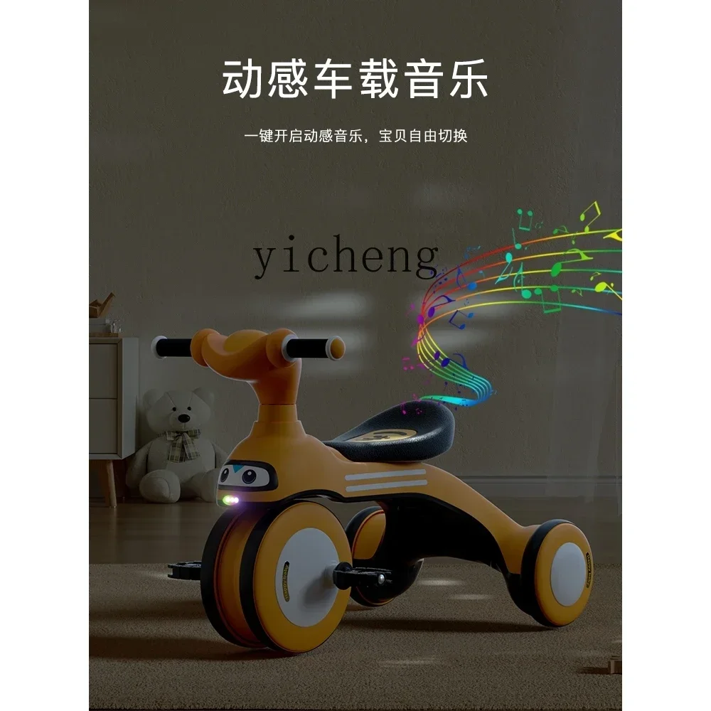 Children's Tricycle Bicycle 1-3 Years Old 6 Baby Sliding Balance Car Children Lightweight Pedal