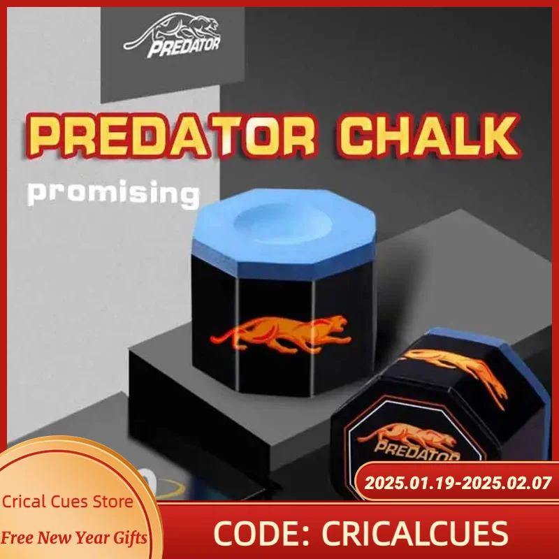 Predator – craies de billard bleues 1080 pures, 5 pièces/Tube, queue de billard professionnelle