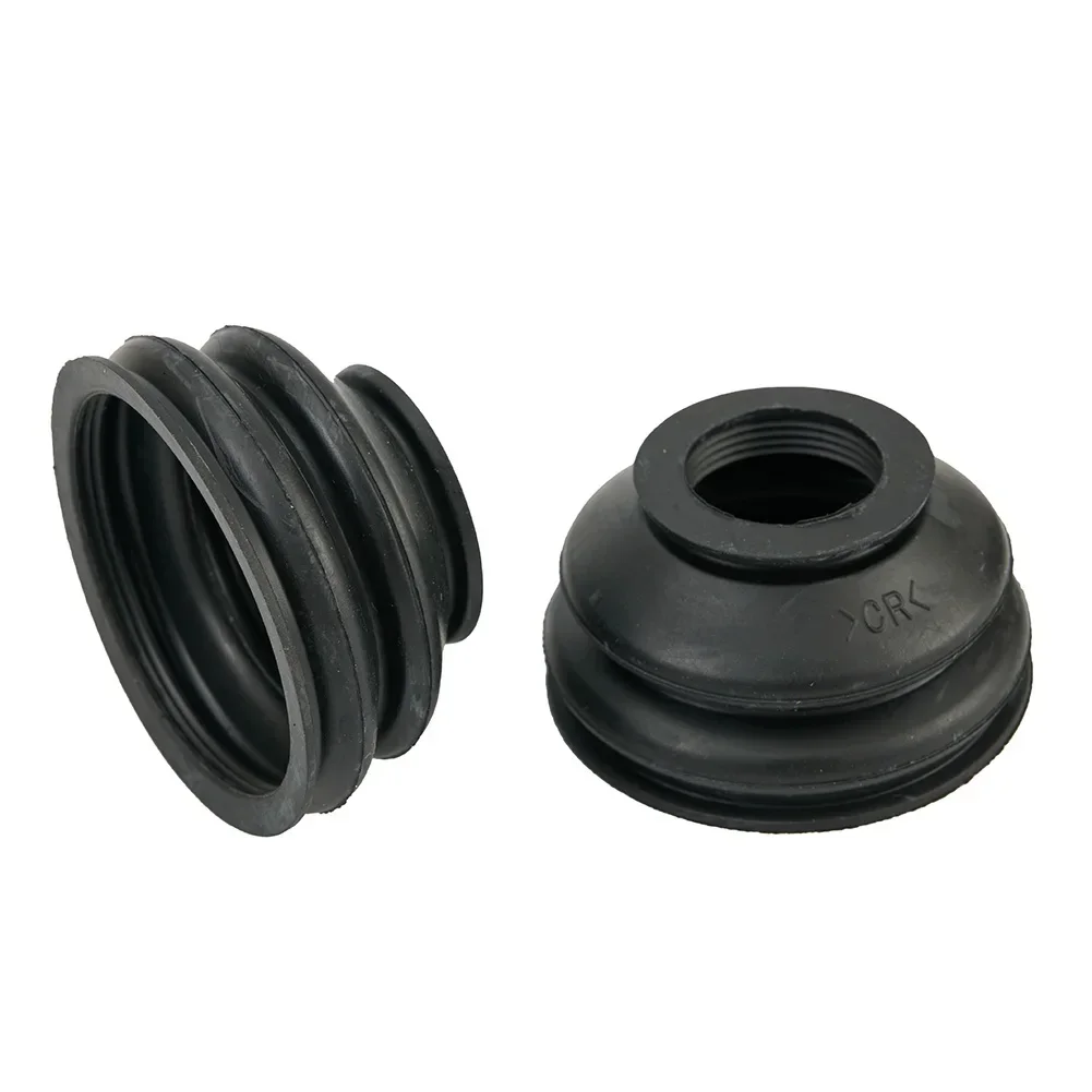 High Quality Dust Boot Covers 2pcs Kit Accessories Ball Joint Boots Black For Cars No Dismantling Track Rod End